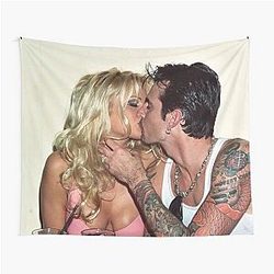 Pamela Anderson and Tommy Lee Tapestry