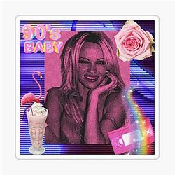 Pamela Anderson 90s Sticker