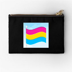 Pansexual Flag Pride Pansexual Flag Zipper Pouches