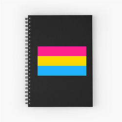 Pansexual Flag 1 Pansexual Flag Notebook