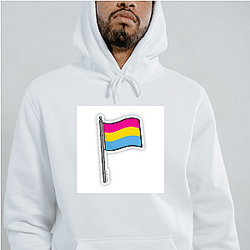Pansexual Flag 3 Pansexual Flag Hoodies