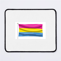 Pansexual Flag 2 Pansexual Flag Mouse Pads
