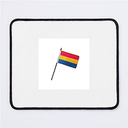 Pansexual Flag Signature Pansexual Flag Mouse Pads