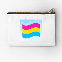 Pansexual Flag Pride Pansexual Flag Zipper Pouches