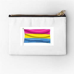Pansexual Flag 2 Pansexual Flag Zipper Pouches