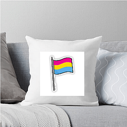 Pansexual Flag 3 Pansexual Flag Pillows Cover