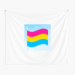 Pansexual Flag Pride Pansexual Flag Tapestries