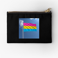 Pansexual Flag Pride 2 Pansexual Flag Zipper Pouches