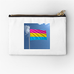 Pansexual Flag Pride 2 Pansexual Flag Zipper Pouches