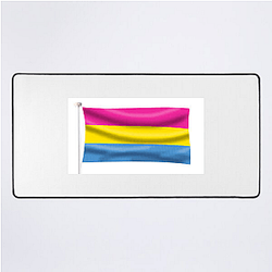 Pansexual Flag 2 Pansexual Flag Mouse Pads