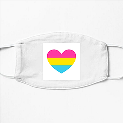 Pansexual Flag Pride 3 Pansexual Flag Face Masks