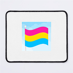Pansexual Flag Pride Pansexual Flag Mouse Pads