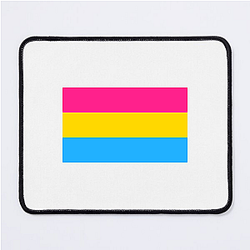 Pansexual Flag 1 Pansexual Flag Mouse Pads