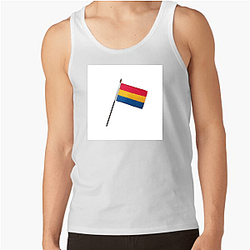 Pansexual Flag Signature Pansexual Flag Tank Tops