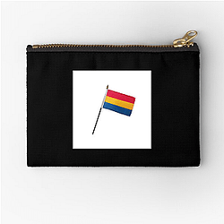 Pansexual Flag Signature Pansexual Flag Zipper Pouches