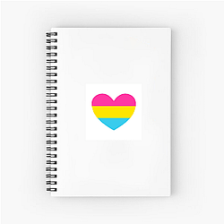 Pansexual Flag Pride 3 Pansexual Flag Notebook