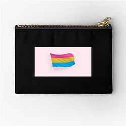 Pansexual Flag Pride 4 Pansexual Flag Zipper Pouches