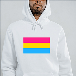 Pansexual Flag 1 Pansexual Flag Hoodies