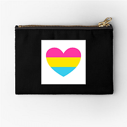 Pansexual Flag Pride 3 Pansexual Flag Zipper Pouches