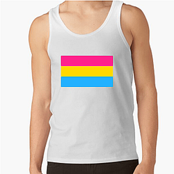 Pansexual Flag 1 Pansexual Flag Tank Tops