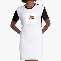 Pansexual Flag Signature Pansexual Flag Dresses