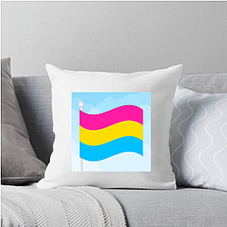 Pansexual Flag Pride Pansexual Flag Pillows Cover