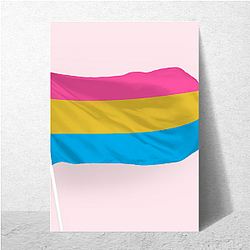 Pansexual Flag Pride 4 Pansexual Flag Posters
