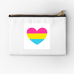 Pansexual Flag Pride 3 Pansexual Flag Zipper Pouches