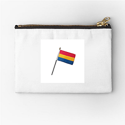Pansexual Flag Signature Pansexual Flag Zipper Pouches