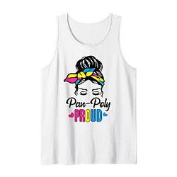 Funny LGBT Pride Poly Proud Pansexual Flag Tank Top
