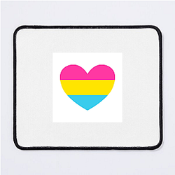 Pansexual Flag Pride 3 Pansexual Flag Mouse Pads