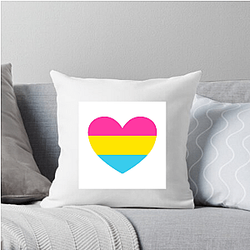 Pansexual Flag Pride 3 Pansexual Flag Pillows Cover