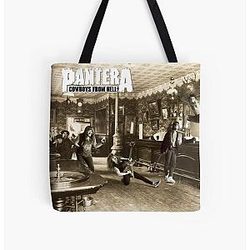 Alternative Cover Album Musical Pantera rockband 004 Poster All Over Print Tote Bag RB1110