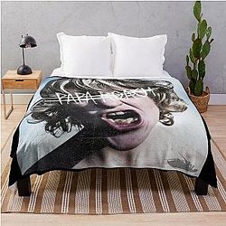 Papa Roach crooked teeth Throw Blanket