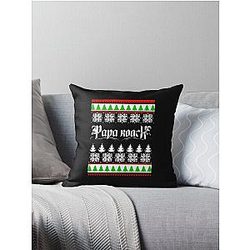 Papa Roach Christmas Sweatshirt Throw Pillow