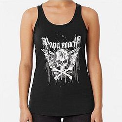  papa roach Racerback Tank Top