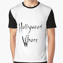 Papa roach hollywood whore white Graphic T-Shirt