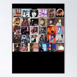 Pat Benatar Singles Covers Poster