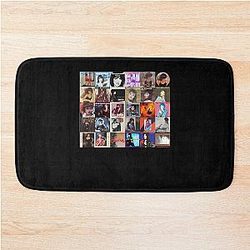 Pat Benatar Singles Covers Bath Mat