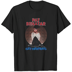 Get Nervous Album Cover LA 2104 Pat Benatar T-Shirts