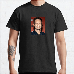 Silver Screen Hero Patrick J Adams T-Shirts