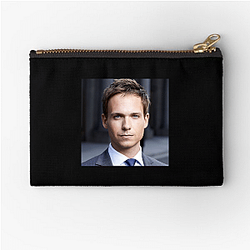 Action Star Patrick J Adams Zipper Pouches