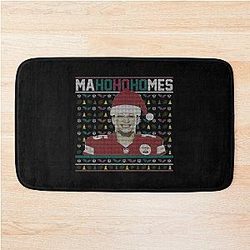 Patrick Mahomes Christmas Classic Bath Mat