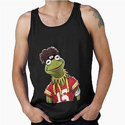 Patrick Mahomes Kermit Meme Tank Top