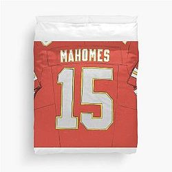 Patrick Mahomes Chiefs Duvet Cover