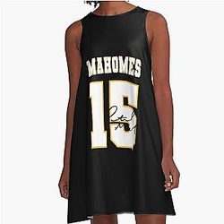 Patrick Mahomes Chiefs A-Line Dress