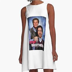 Travis Kelce Patrick Mahomes Step Brothers A-Line Dress