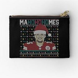 Patrick Mahomes Ugly Christmas T-Shirt Zipper Pouch