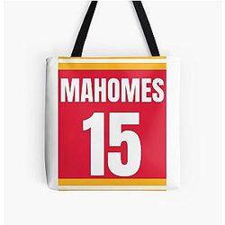 Patrick Mahomes All Over Print Tote Bag