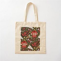 Patrick Mahomes Chiefs Cotton Tote Bag